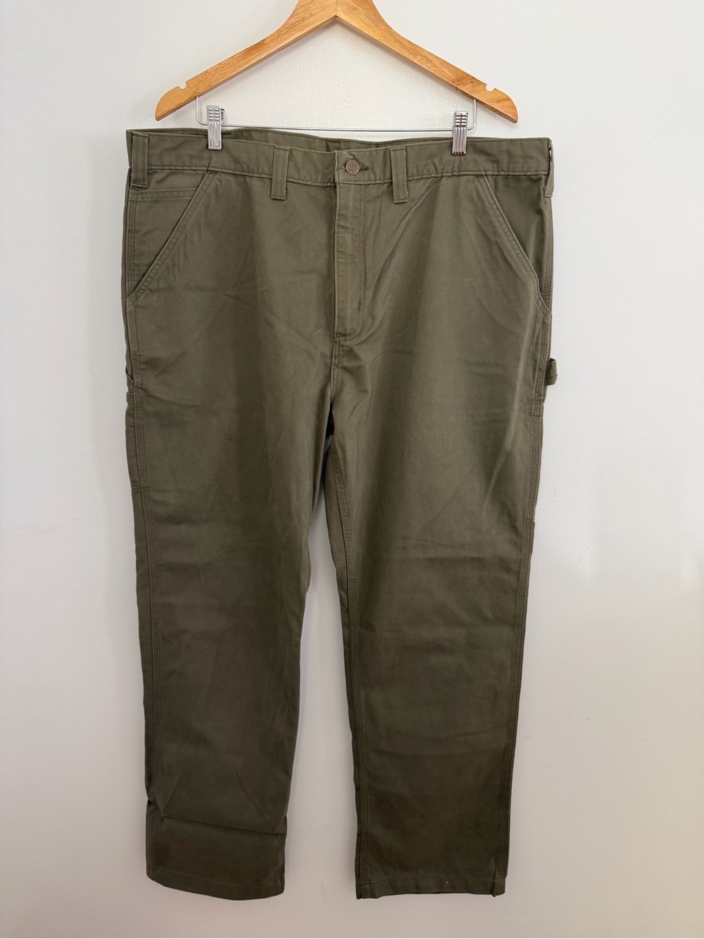 Carhartt Olive Green Cargo Work Pants